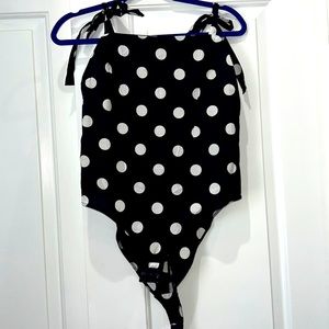 Polka dot bodysuit
